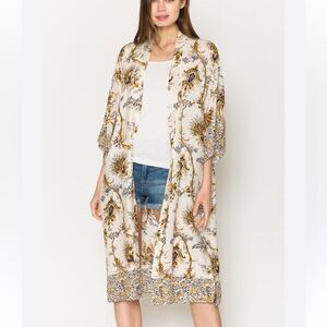 NWT Kimono style duster  one size